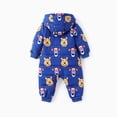thumbnail image 3 of Disney Baby Winnie the Pooh Girls Boys Hooded Rompers Character Puffer Bodysuits Outfits Sizes 0/3-18M, 3 of 7