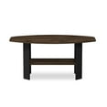 thumbnail image 4 of Furinno Engineered Wood Simple Design Coffee Table in Columbia Walnut/Black, 4 of 6