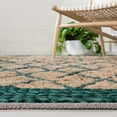 thumbnail image 6 of SAFAVIEH Natural Fiber Ingram Geometric Area Rug, Natural/Dark Green, 8' x 10', 6 of 8