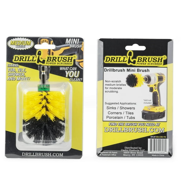 Household Cleaning Supplies - Bathroom Cleaning Accessories - Bath Mat Cleaner - Bathroom Brush - Tile Grout Cleaner - Bathtub Scrub Brush - Sink Cleaner - Toilet Scrubber - Shower Cleaning Brush
