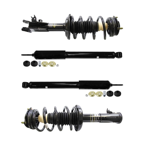Monroe Front Rear Shocks Struts For Honda Civic 1.8L & Hybrid 2006 2007 2008 2009 2010 2011 - BuyAutoParts