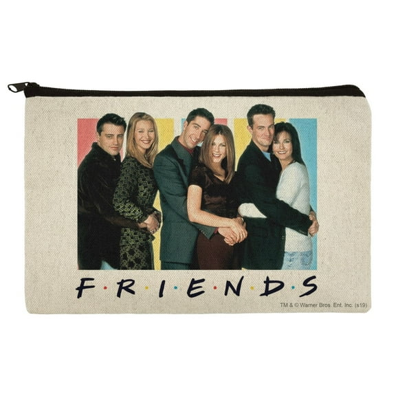 Friends It's All About Friends Makeup Cosmetic Bag Organizer Pouch