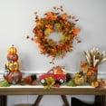 thumbnail image 6 of Northlight 18.25” Stacked Pumpkins 'Happy Harvest' Fall Outdoor Decoration, 6 of 6