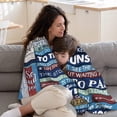 thumbnail image 5 of Gifts for Son, Son Gifts from Mom Throw Blanket, Gifts for Son from Mom Dad, Valentines Day - Birthday Gifts for Son in Law from Mother in Law Father, Soft Blanket 50" X 60", 5 of 6