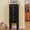 CTE Trading 5 Drawer Jewelry Armoire with Flip Top Mirror