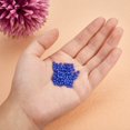 thumbnail image 3 of 2000 pcs 3mm 8/0 Glass Seed Beads Round Pony Bead for Earring Necklace Bracelet Waist Chain Jewelry DIY Craft Making Blue, 3 of 9