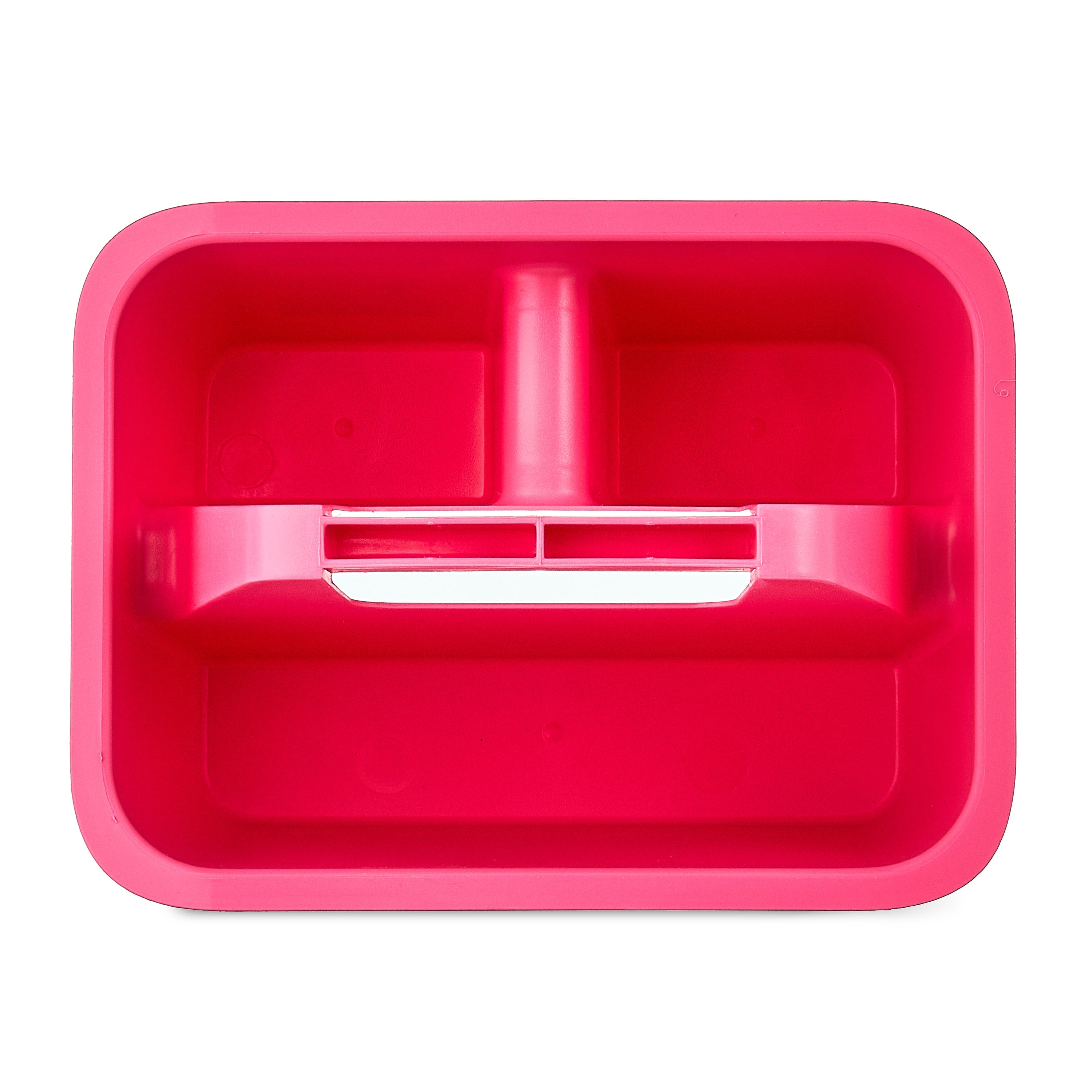 Pen+Gear Mini Plastic Craft and Hobby Organizer Caddy, Coral Passion, 1-Pack