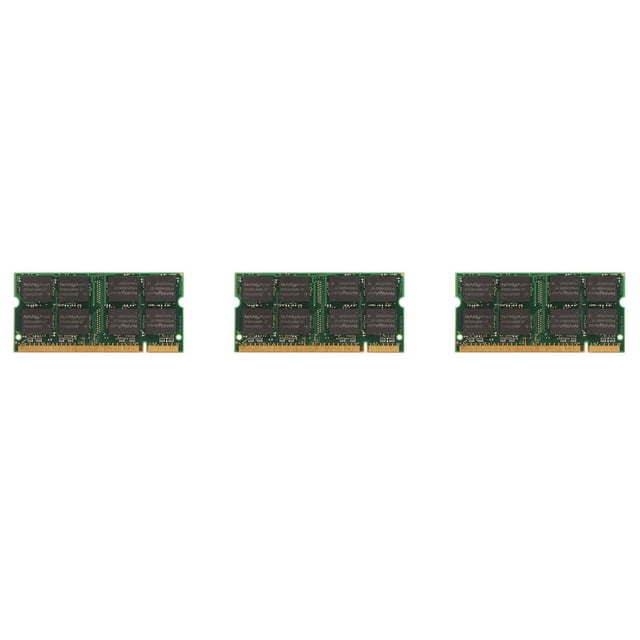 Memoria RAM SODIMM DDR 333 MHz para portátil (3 unidades, 1 GB, 2700 MHz, 200 pines)