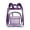 Purple#7263🍹, variant on Clear PVC Backpack | Large Capacity Transparent Bag | Stadium Approved, Easy Clean, Adjustable Straps, Durable Handle | 42x33cm Travel Tote