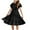 Black, variant on TGSLY Girls Princess Dresses Summer Ruffle Sleeve Swiss Dot V Neck Twirl Birthday Party Midi Dress with Pockets Loose Flowy Pleated Tunic Beach Sundress Pink 12-13 Years