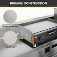 thumbnail image 5 of Wechef 3500W 24" Electric Countertop Griddle Flat Top Commercial Restaurant BBQ Grill, 5 of 10