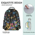 thumbnail image 5 of Lightweight Cute Small Backpack for School, Featuring Colorful Butterfly Lovers and Floral Designs, Stylish Travel Backpack for Daily Use, 5 of 6