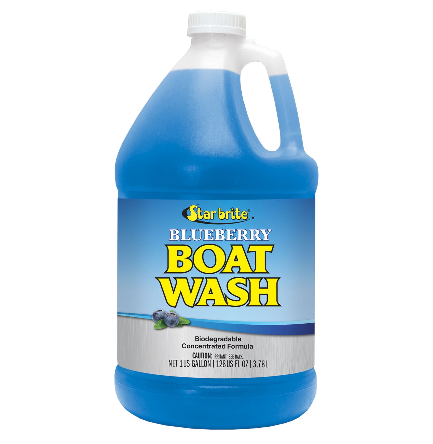 (2 pack) STAR BRITE Blueberry Scented Boat Wash Concentrate - 1 GALLON - Premium Marine Cleaner Ideal for Boats, Yachts, and Watercrafts