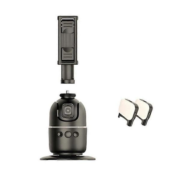 AI Smart Gimbal 360° Rotation Auto Face Gimbal with Double Fill Light for Smartphone Stabil