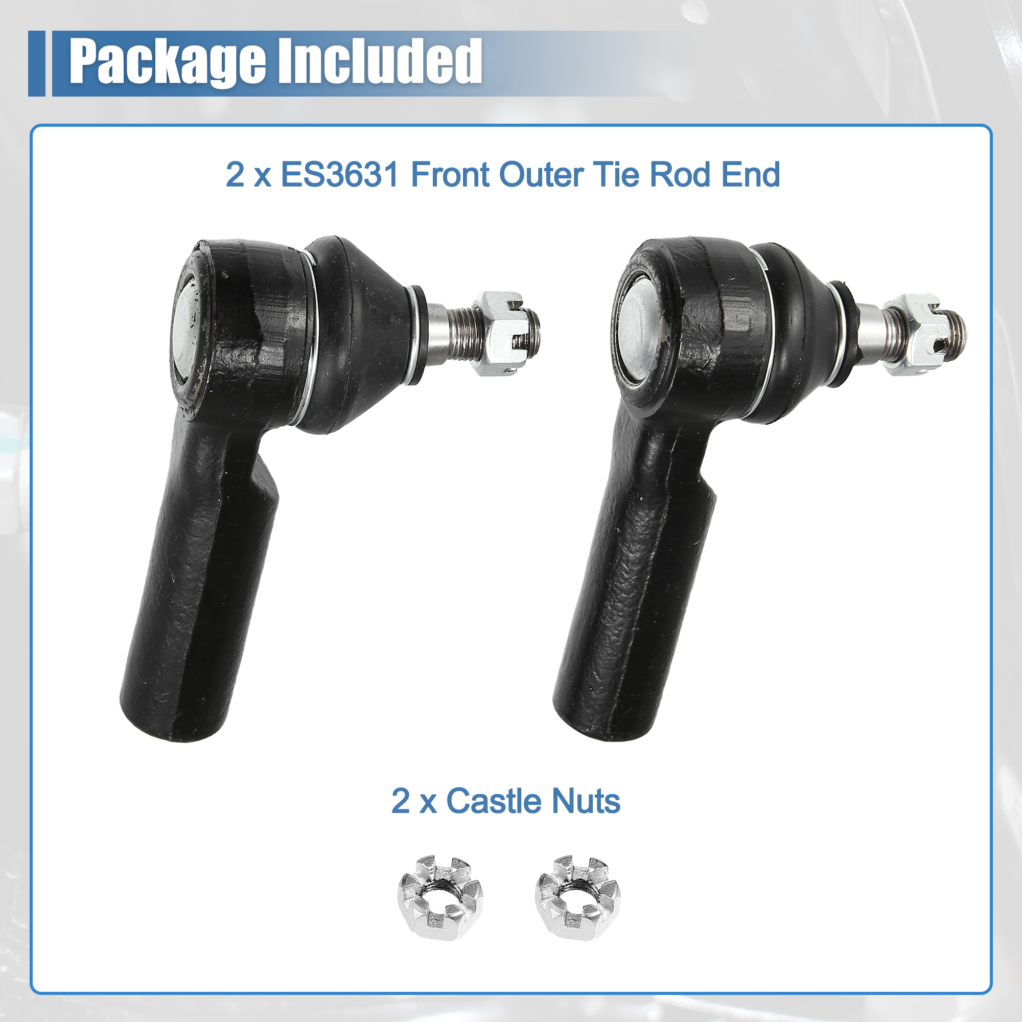 Front Suspension Tie Rod Ends Kit For Ford Escape & Mazda Tribute (2001-2004) – 10pc Set