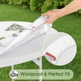 thumbnail image 5 of White Christmas Snowman Pattern Round Fitted Tablecloth with Elastic Edge,Dining Table Cover Waterproof,Outdoor Round Tablecloth for Camping,Dining,Indoor and Outdoor, 5 of 7
