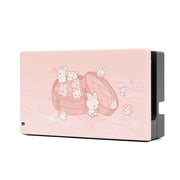 GeekShare Nintendo Switch Dock Cover - Anti Scratch Hard Replacement Shell for Nintendo Switch Dock(Steamed Bun Rabbit)