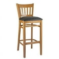 thumbnail image 2 of Home Square 43.5"H Solid Beech Wood Bar Stool in Cherry - Set of 3, 2 of 2