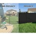 thumbnail image 3 of Balcony Privacy Screen Wind and UV Protection, 90 x 300 cm, Black, 3 of 4