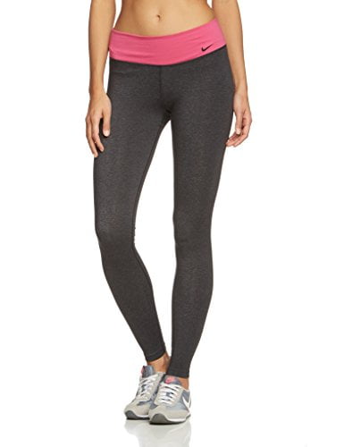 zeil het formulier Vochtig Nike Women's Legend 2.0 Dri-Fit Tight-Fit Leggins, Black Heather/Hot Pink,  Large - Walmart.com