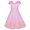 Pink, variant on Flower Girl Dress Pink Floral Wedding Bridesmaid Party 6 Years