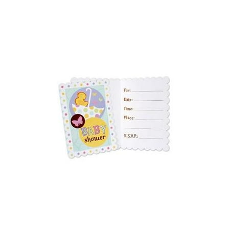 Amscan 190195 Tiny Bundle Invitations