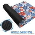 thumbnail image 6 of Long Mouse Pads for Desk,Pioneer Flower Floral Print Pattern Desk Mats on Top Of Desks, Desk Mouse Pad Extra Large with 3mm Non-Slip Base and Stitched Edge for Gaming,Office,Work,Home 35.4"x15.7", 6 of 6