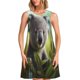 thumbnail image 1 of Disketp Daisy Koala para Vestido sin Mangas para Mujeres, Vestidos de Verano para Mujeres, Casual y Holgado para la Playa, 1 of 6