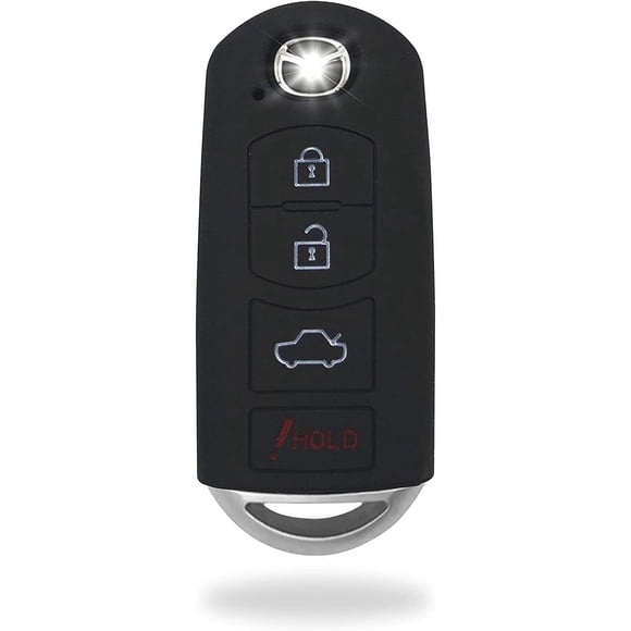 Funda para llave de Auto Ragirno Mazda 3 2019 con 4 Botones
