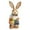 R, variant on THHEIC Easter Decorations Bunny Figurines Tabletop Spring Decor, Rustic Straw Bunny with Carrot, Sisal Rabbit Statues Ornaments for Table, Home, Office, Kitchen, and Farmhouse