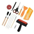 thumbnail image 4 of Outils de Désherbage Ensemble Complet de 19 Outils de Désherbage en Vinyle avec Boîte de Rangement pour Couture Silhouettes Lettrage, 4 of 14