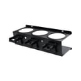 thumbnail image 4 of Elodie Spray Bottle Rack Holder with 5 Square Hooks for Utility Room Workspace Home black 3 holes, 4 of 8