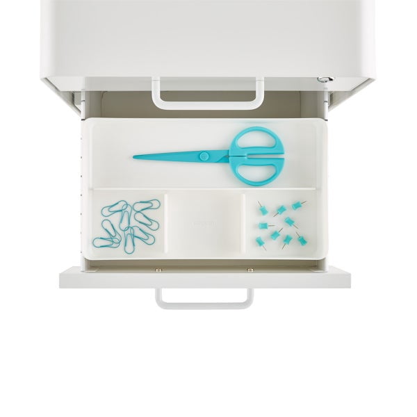 Poppin Stow 2-Drawer File Cabinet White