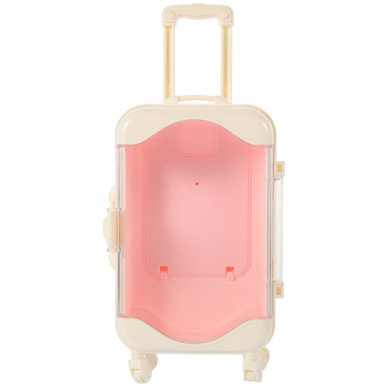 Kids Use Miniature Suitcase Doll Accessory Carry On Luggage Compact Kids Toy Storage Holder