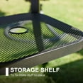 thumbnail image 4 of Vicllax 7-Pcs Round Outdoor Patio Dining Set Table and Chair Modern Style Metal, with Umbrella Hole, 4 of 10