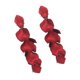 thumbnail image 4 of Creative Earrings 1 Pair Eco-Friendly Acrylic Petal Earrings For Ladies Dating Red Elegant 1Pair, 4 of 4