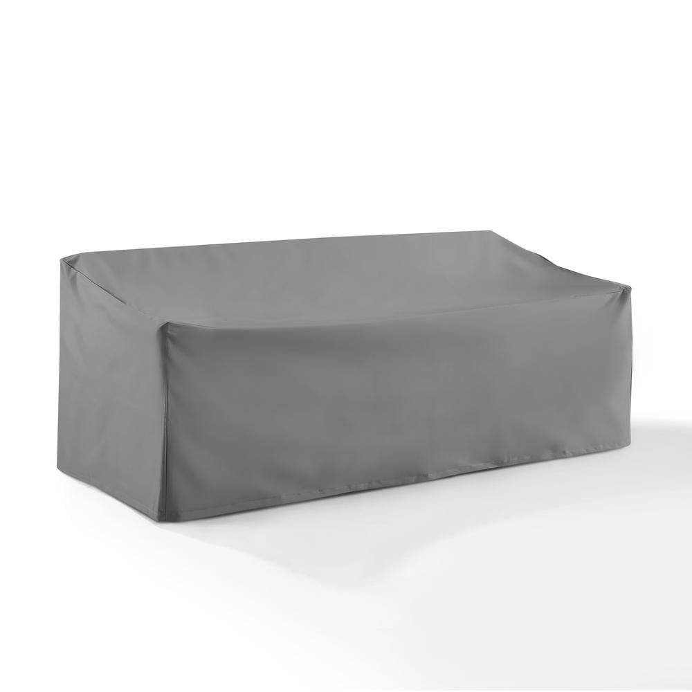 Crosley Furniture Outdoor Polyester Fabric Sofa Cover in Gray