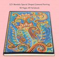 thumbnail image 3 of Cuadros Decorativos DIY Mandala pintura de diamante en forma especial 50 páginas A5 cuaderno útiles escolares Ehuebsd Nuevos Originales, 3 of 8