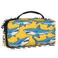thumbnail image 2 of Herdesigns Shark Carry Case Compatible with Nintendo Switch 2017 & Oled 2021, with 20 Game Card Slots, Funny Portable Travel Carrying Case Pouch for Accessories & Games, 2 of 8