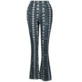 thumbnail image 5 of Women Boho Hippie High Waist Printed Wide Leg Pants Long Flared Bottom Pants, 5 of 5