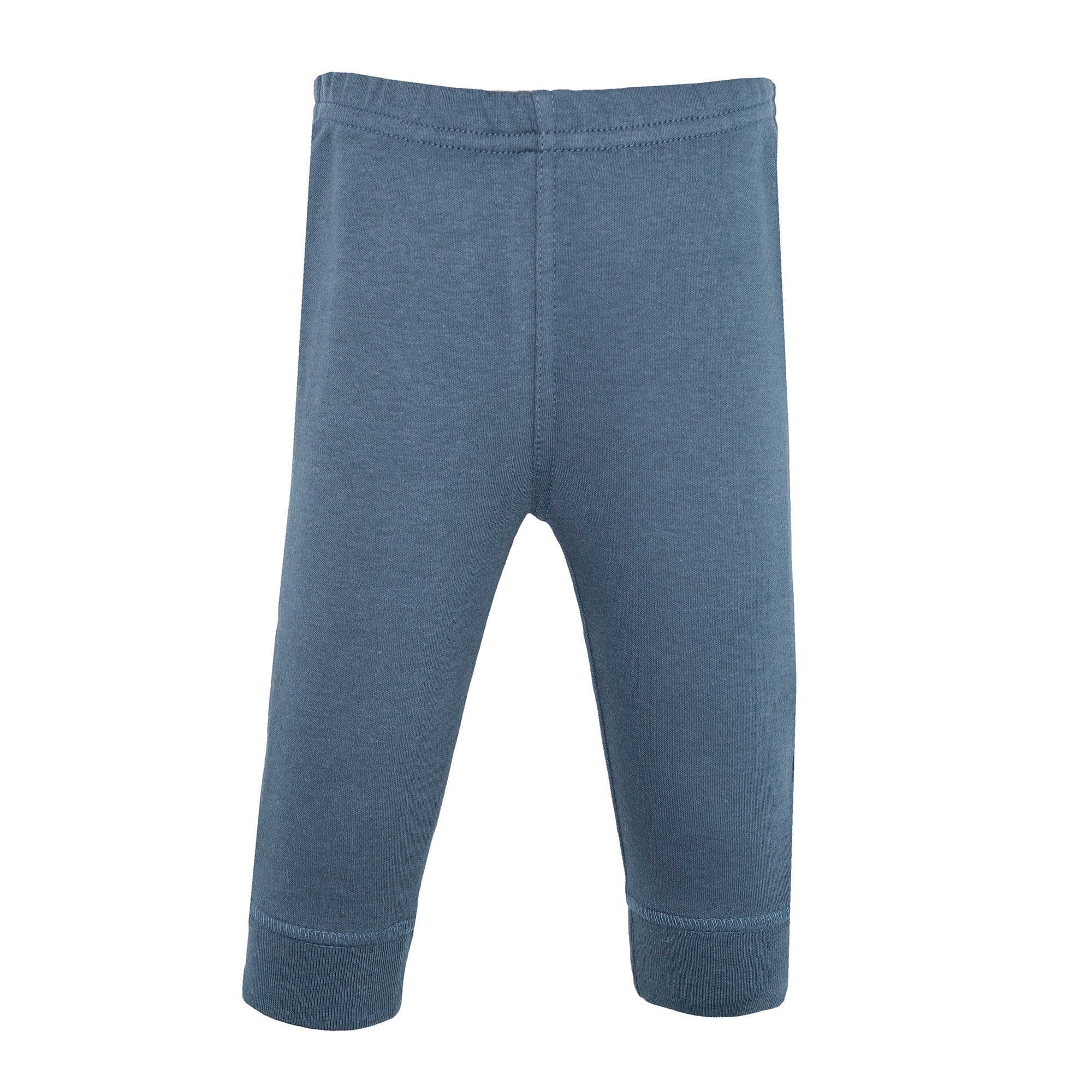Hudson Baby Boy Cotton Pants and Leggings, Blue Gingham, 3T