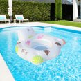 thumbnail image 2 of Inflatable Illuminated U Shaped Seats for Adult Swimming Pools Illuminated Chairs with Seat Rings and Floating, 2 of 6