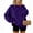 Dark Purple#010, variant on Womens Sweatshirt Dressy Casual Drop Shoulder Pullover Tunics Fall V Neck Long Sleeve Street Hoodies with Pocket Solid Color Clothes,Royal Blue S