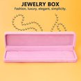 thumbnail image 5 of Velvet Presentation Gift Jewellery Ring Necklace Box Case (d, Pink), 5 of 5