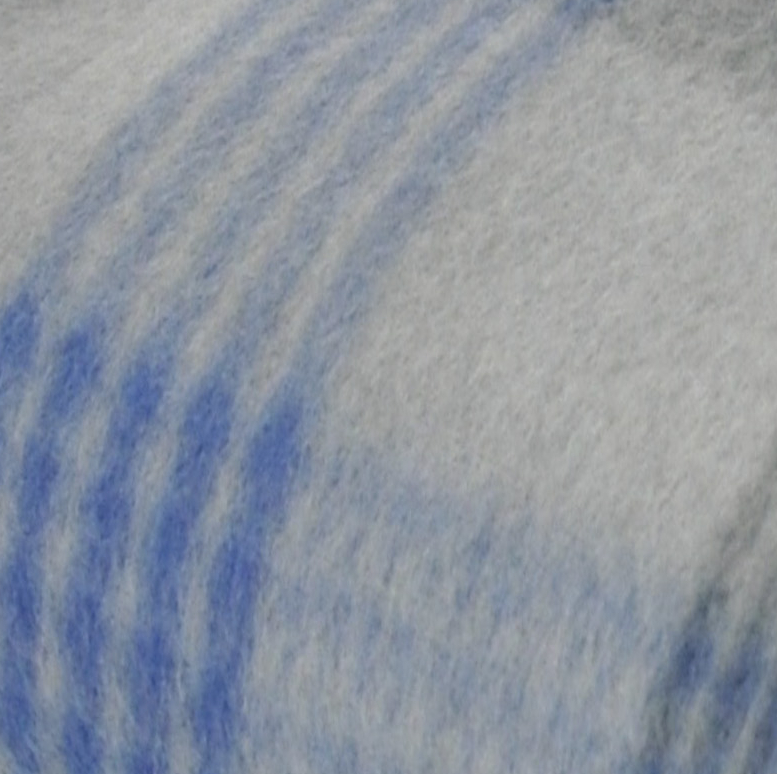 Mainstays Fleece Gray & Blue Plaid Throw Blanket, 50" x 60" - image 4 of 5
