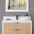 thumbnail image 4 of Fondis 36 in.W Engineered Stone Vanity Backsplash in Aosta White, 4 of 7