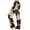 Dark Gray, variant on Bovemsi Womens Pants Women's Autumn And Winter Halloween 3D Flannel Double Velvet Print Casual Travel Pants