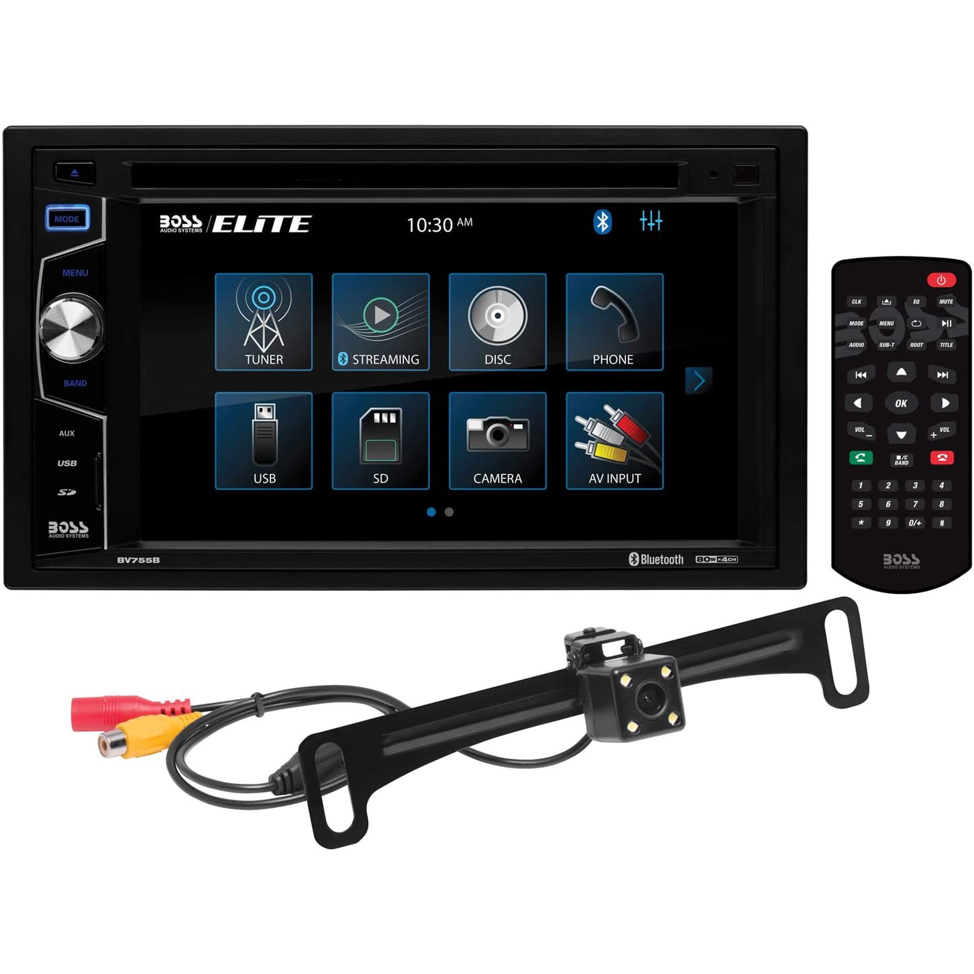 BOSS Audio Systems Elite BV755BLC 2 Din Bluetooth Touchscreen Car Stereo System