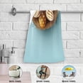 thumbnail image 4 of Easter Golden Eggs Hand Towels 2 PCS, Kitchen Towel Ultra Soft and Highly Absorbent,Decorative Fingertip Face Towel for Bathroom Hotel, 28.3"x14.4", 4 of 4