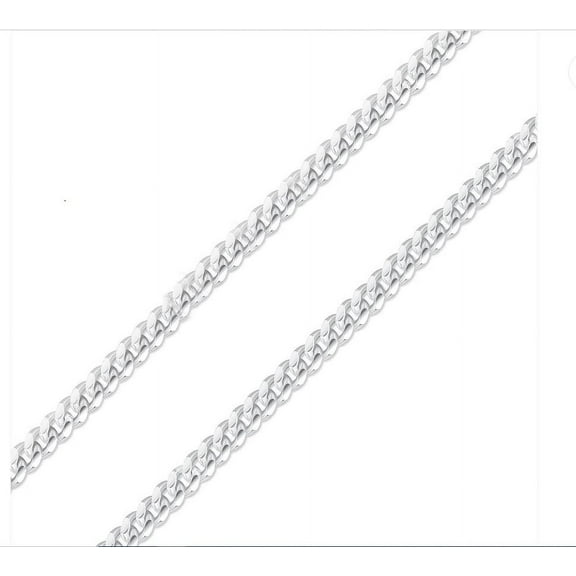 Solid 925 Sterling Silver Miami Cuban Link Chain Necklace 6mm, 20 in Made in Italy, Unisex, All Ages